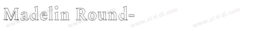 Madelin Round字体转换